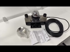 ZEMIC HM9B เซลล์ภาระชั่ง 20t 30t เซลล์ภาระขั้วคันสองขีด ขาวด้านล่างสําหรับ Weighbridge