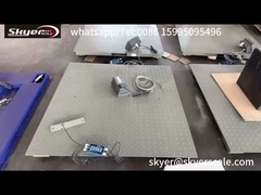 โลหะคุณภาพดี 1.2mx1.2m Platform 3Ton Heavy Duty Weighing Scale with anti-mouse plate เครื่องชั่งน้ําหนักหนักขนาดใหญ่