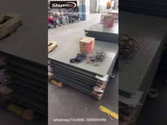 ขนาดพื้นอุตสาหกรรม ด้วยตัวชี้วัดน้ําหนัก 500 กิโลกรัม ถึง 5000 กิโลกรัม ด้วยเครื่องพิมพ์