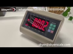 YH T7+E Yaohua LED ตัวชี้วัดการชั่ง XK3190 A27E ตัวชี้วัดสภาวะแพลตฟอร์ม Timbangan