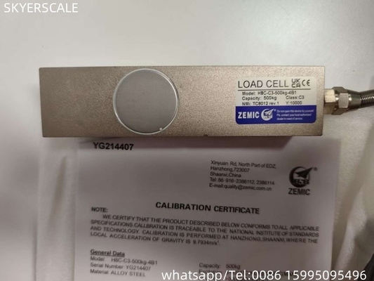 คุณภาพ  500kg OIML Load Cells Amplifier Zemic H8C Weighing Sensor For Floor Weighintg Scale โรงงาน
