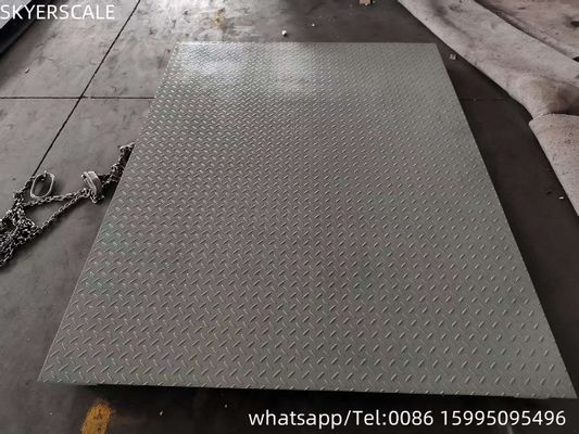 คุณภาพ  Electronic Platform Floor Weighing Scale Digital Platform Scale 5t 10t Carbon Steel AC/DC 110v/220v โรงงาน