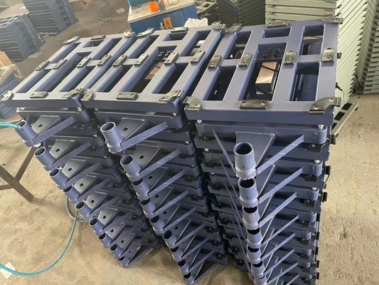 แพลตฟอร์ม 150 กก. 500 กก. ความแม่นยำอิเล็กทรอนิกส์ดิจิตอล 40x50 ซม. เครื่องชั่งน้ำหนักแบบตั้งโต๊ะเคลือบผง