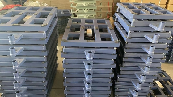 แพลตฟอร์ม 150 กก. 500 กก. ความแม่นยำอิเล็กทรอนิกส์ดิจิตอล 40x50 ซม. เครื่องชั่งน้ำหนักแบบตั้งโต๊ะเคลือบผง