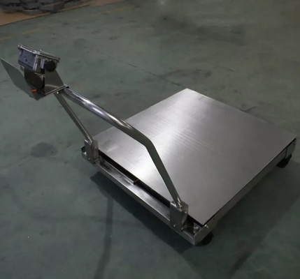 1x1m 1ton Platform Floor Scale เครื่องชั่งน้ำหนักดิจิตอลพร้อมล้อ XK3190-A12E Indicator