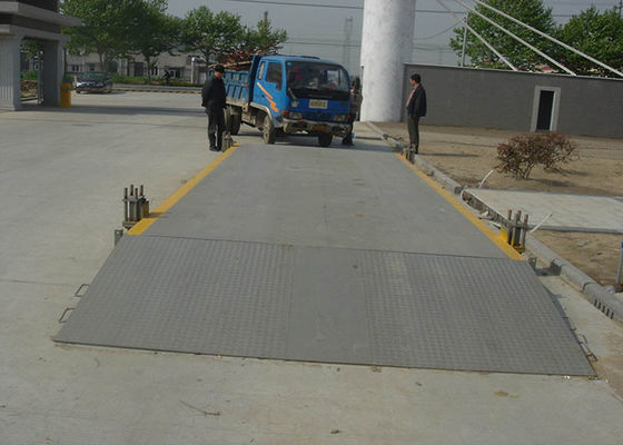 วัสดุ Q235 เครื่องชั่งน้ำหนักรถบรรทุกขนาด 3 × 8 ม. 50t