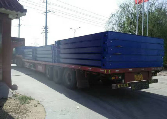 วัสดุ Q235 เครื่องชั่งน้ำหนักรถบรรทุกขนาด 3 × 8 ม. 50t