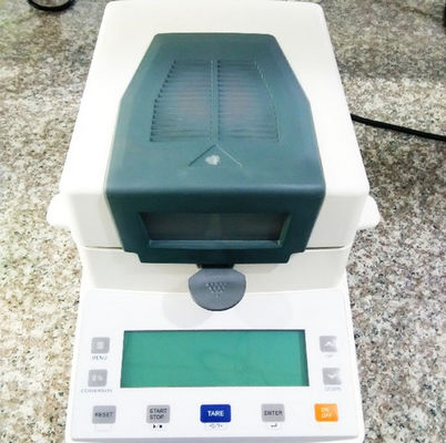 จอแสดงผล LCD 110g 1 มม. ฮาโลเจนเครื่องวิเคราะห์ความชื้น