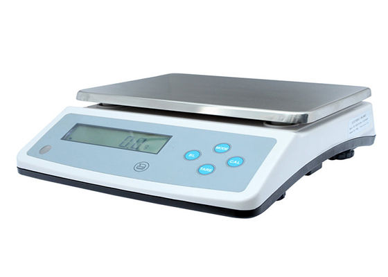 White Backlight LCD แสดงผลการชั่งน้ำหนักดิจิตอลสำหรับห้องปฏิบัติการ