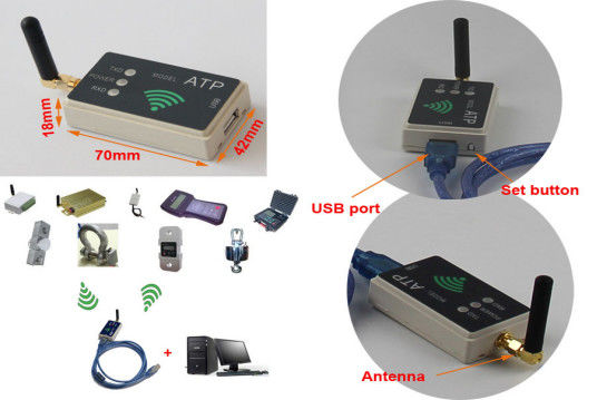 ATP Wireless ไปยังตัวบ่งชี้น้ำหนักดิจิตอลของพีซี