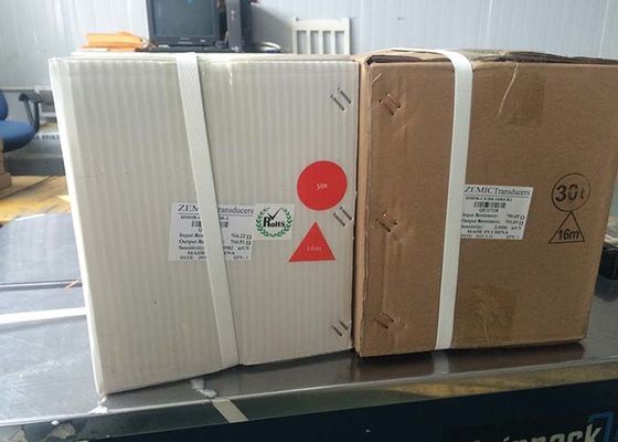 ZEMIC HM9B ชั่งน้ำหนักโหลดเซลล์ 20t 30t Double Shear Beam Load Cell ด้านล่างสีขาวสำหรับ Weighbridge