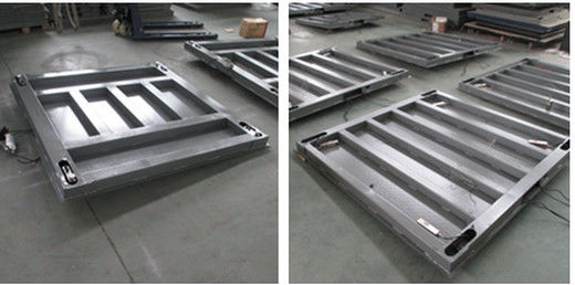 CE ติดตั้งง่ายแผ่นตรวจสอบเหล็กกล้าคาร์บอน A12 Warehouse Electronic Floor Scale