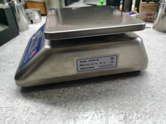 30กิโลกรัม Super ss อิเล็กทรอนิกส์ดิจิตอล กันน้ํา IP68 น้ําหนัก Scale สแตนเลส ดิจิตอล Weighing Table Bench Scale