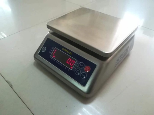 อิเล็กทรอนิกส์ ดิจิตอล กันน้ํา Scale น้ําหนัก สแตนเลส ดิจิตอล น้ําหนัก โต๊ะเบนจ์ Scale Super-ss 15kg