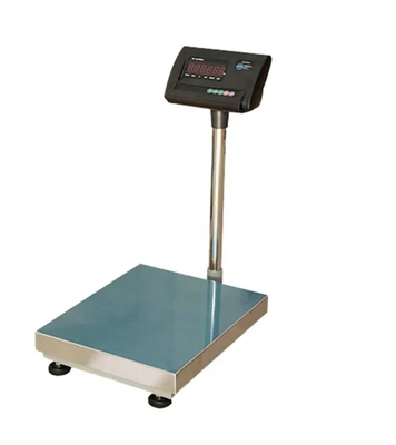 สแตนเลสเบา 450x550mm 300kg ระดับปลาตฟอร์มกับ WIFI Blue Tooth LED Display