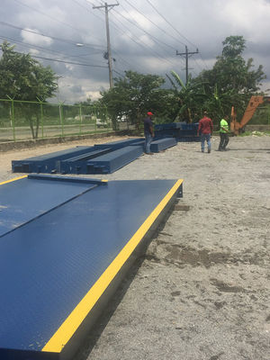 เครื่องชั่งน้ำหนักรถบรรทุกแบบ 3 × 20m 100t 120t 150t