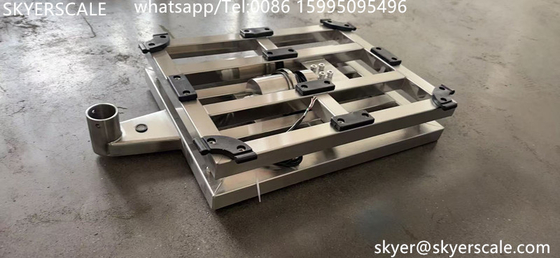 ระดับความแม่นยําสูง โลหะไร้สแตนเลส Industrial Bench Scale 300KG ถึง 800KG ระดับพื้นที่ชั่ง