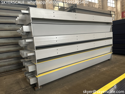 80 ตัน 3x18m Weighbridge Scale Vehicles การวัดน้ําหนักอย่างแม่นยํา