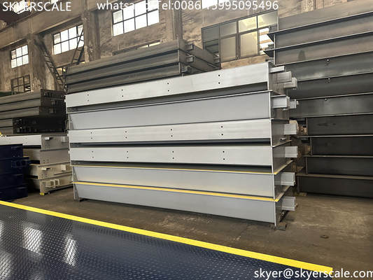 80 ตัน 3x18m Weighbridge Scale Vehicles การวัดน้ําหนักอย่างแม่นยํา