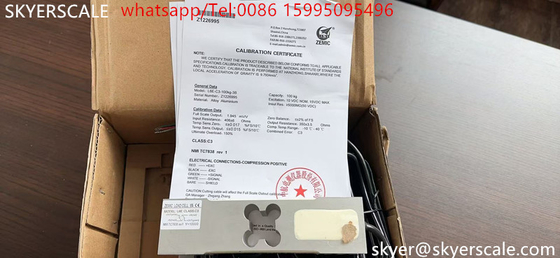 ZEMIC Load Cell L6E 100KG C3 ความแม่นยําในคลังสําหรับตารางราคาและตารางฐาน