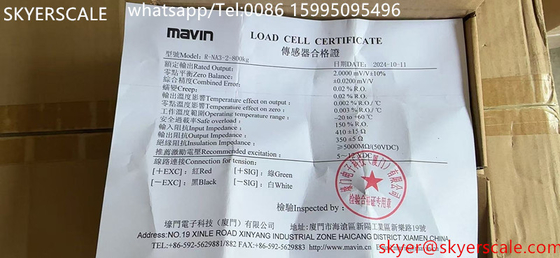 Mavin NA3 เซ็นเซอร์การชั่งเซลล์ภาระของสแตนเลสอลูมิเนียมจุดเดียวสําหรับปลาตฟอร์มอิเล็กทรอนิกส์ขนาด 800KG