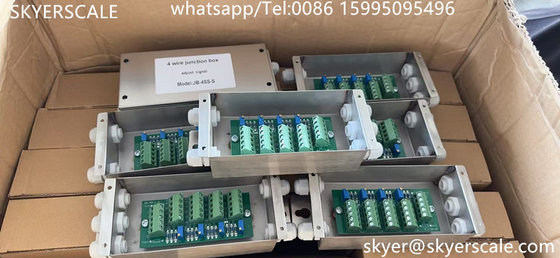 สแตนเลส 4 ทาง Load Cell กล่องการรวมดิจิตอล