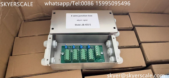 สแตนเลส 4 ทาง Load Cell กล่องการรวมดิจิตอล