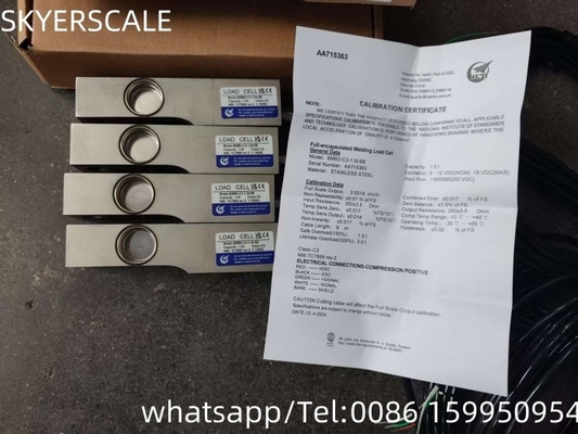 ZEMIC BM8D Shear Beam Stainless Steel Waterproof Load Cells 1000kg เครื่องชั่งปลาตัวกระดับ เครื่องชั่งเซลล์