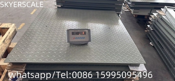 น้ําหนักหนักพื้นขนาด 1.2x1.5m Platform น้ําหนักเหล็กคาร์บอน 3000kg