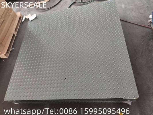 น้ําหนักหนักพื้นขนาด 1.2x1.5m Platform น้ําหนักเหล็กคาร์บอน 3000kg