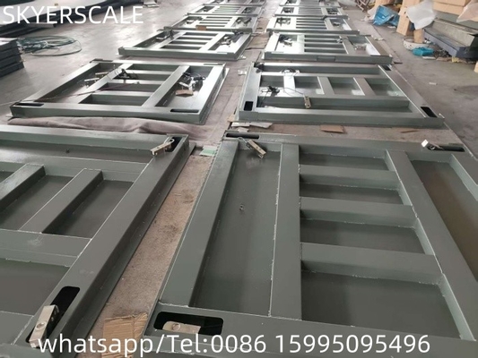 น้ําหนักหนักพื้นขนาด 1.2x1.5m Platform น้ําหนักเหล็กคาร์บอน 3000kg