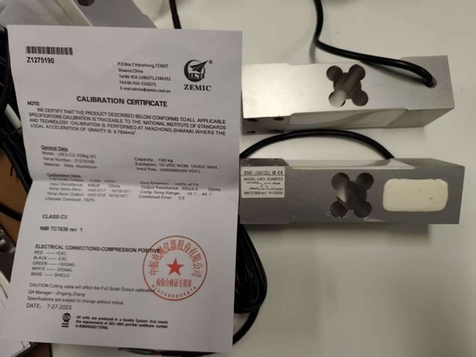 zemic L6E3 300kg การทดสอบ Load Cell Balance With Pressure Sensors for Electronic Pricing Scale น้ําหนัก