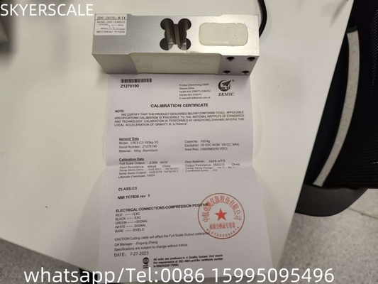 zemic L6E3 300kg การทดสอบ Load Cell Balance With Pressure Sensors for Electronic Pricing Scale น้ําหนัก