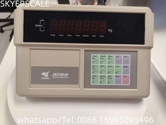 เครื่องชี้วัดน้ําหนักอิเล็กทรอนิกส์ Xk3190 A9 เครื่องชี้วัดน้ําหนักสะพานน้ําหนักโดยไม่มีเครื่องพิมพ์
