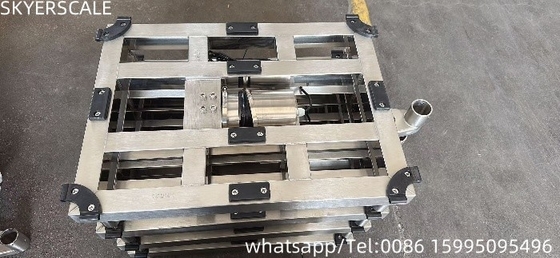 304 สแตนเลส น้ํากันเบนจ์ Scale 30x40cm 100kg With. Zemic L6E3 Load Cell