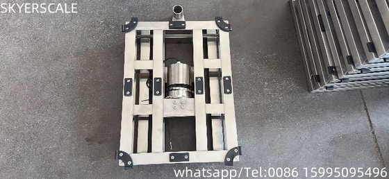 304 สแตนเลส น้ํากันเบนจ์ Scale 30x40cm 100kg With. Zemic L6E3 Load Cell
