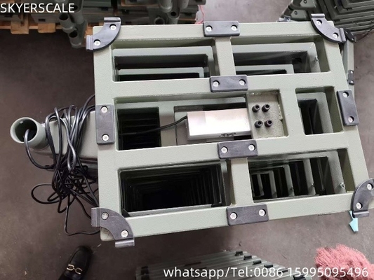 อุตสาหกรรมดิจิตอล 500x400 มิลลิเมตร 300 กิโลกรัม ระดับ Platform Scale ระดับ Electronic Floor Weighing Scale ระดับ Bench