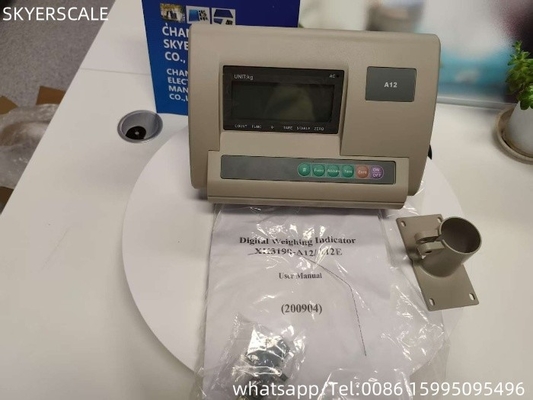 XK3190-A12 ตัวชี้วัดน้ําหนัก LCD สําหรับชั่งปลาตาฟฟอร์มชั่งดิจิตอล