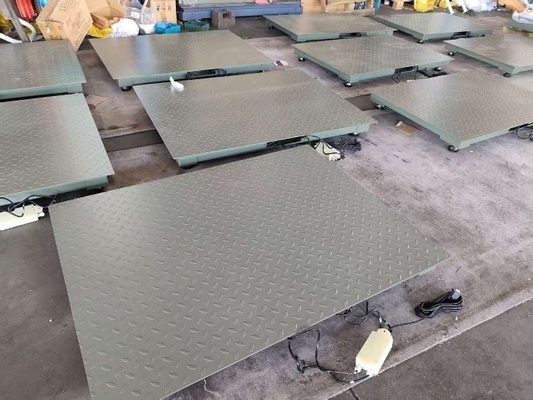 น้ําหนักบนแพลตฟอร์ม 0.8x 1.2 m 2t สแตนเลสคาร์บอน