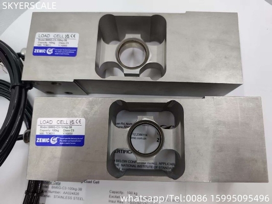 Zemic BM6G-C3-100kg-3B IP68 กันน้ํา OIML เซ็นเซอร์เซลล์ภาระ