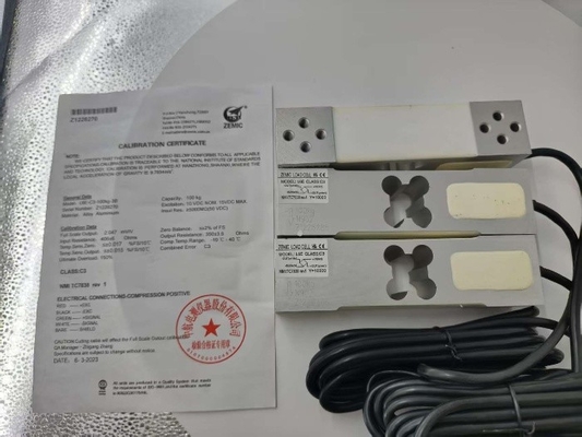 ใบรับรอง Zemic L6E 100kg OIML สําหรับชั่งดิจิตอล