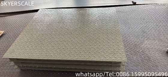น้ําหนักพื้นอุตสาหกรรม 1.2x2m ด้วยความจุ 3000 กิโลกรัม และจอ LED / LCD