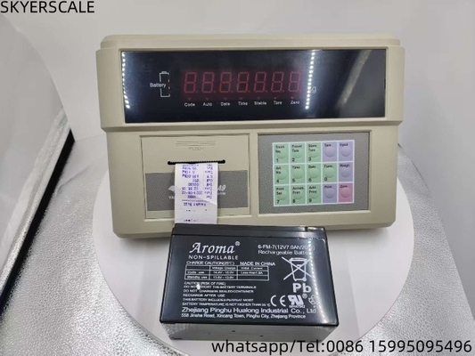ติดตามตัวชี้วัดน้ําหนัก พลาสติก YAOHUA XK3190-A9P สร้างในเครื่องพิมพ์สําหรับขนาดรถบรรทุก