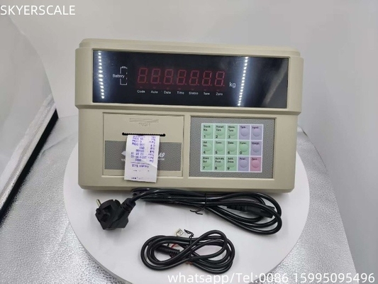 ติดตามตัวชี้วัดน้ําหนัก พลาสติก YAOHUA XK3190-A9P สร้างในเครื่องพิมพ์สําหรับขนาดรถบรรทุก
