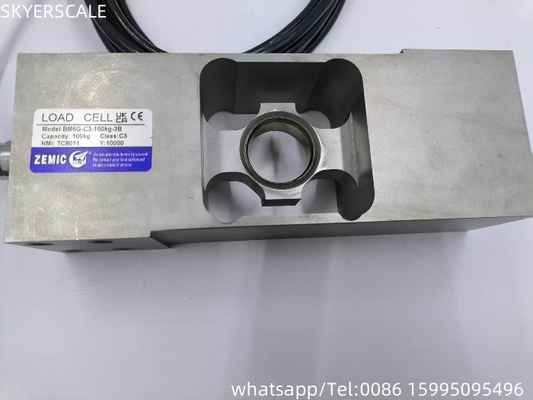 BM6G 100kg ~ 500kg เซลล์ภาระ ZEMIC เซ็นเซอร์จุดเดียว OIML NETP เครื่องแปลงแรงสําหรับชั่งเบนจ์ชั่งอิเล็กทรอนิกส์