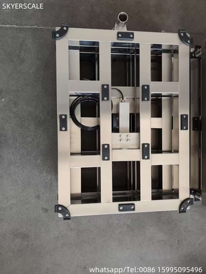 304 สแตนเลส 600x800mm อิเล็กทรอนิกส์น้ําหนักสแกล 500กิโลกรัม Bench Scale Platform