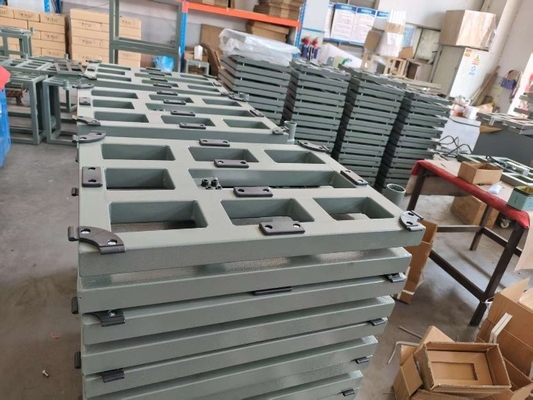 สแตนเลสคาร์บอนดิจิตอล 50x50xm 500kg Platform Scale Bench Scale With A12E Weighing Indicator สแตนเลสคาร์บอนดิจิตอล 50x50xm 500kg