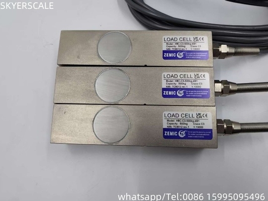 ZEMIC H8C 500kg โต๊ะชั่งชั้น C3 OIML เซลล์ภาระแกนตัดที่ได้รับการอนุมัติ
