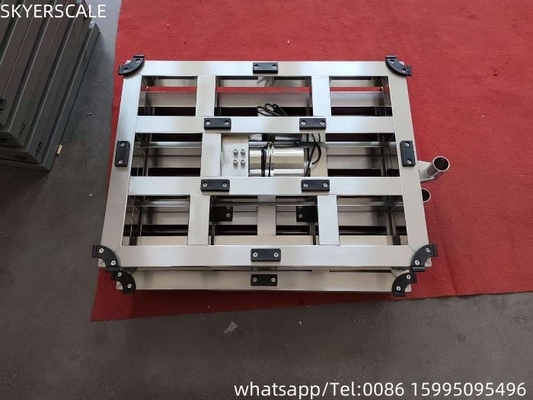 600kg ความละเอียดสูง กันน้ํา เบนจ์น้ําหนักสแตนเลสสแตนเลสกับ LED ตัวชี้
