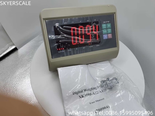 XK3190-T7+E ตัวชี้วัดเซลล์ภาระน้ําหนักสําหรับเครื่องชี้วัดขนาดพื้น